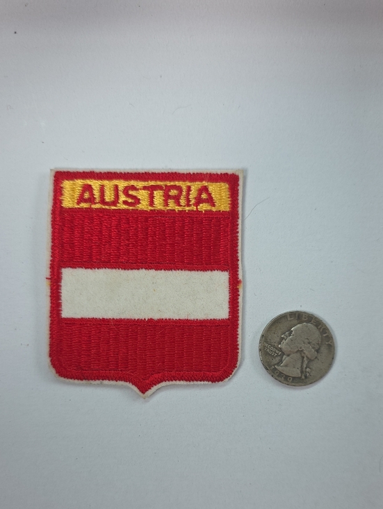 Other - Austria Red & White Shield Patch